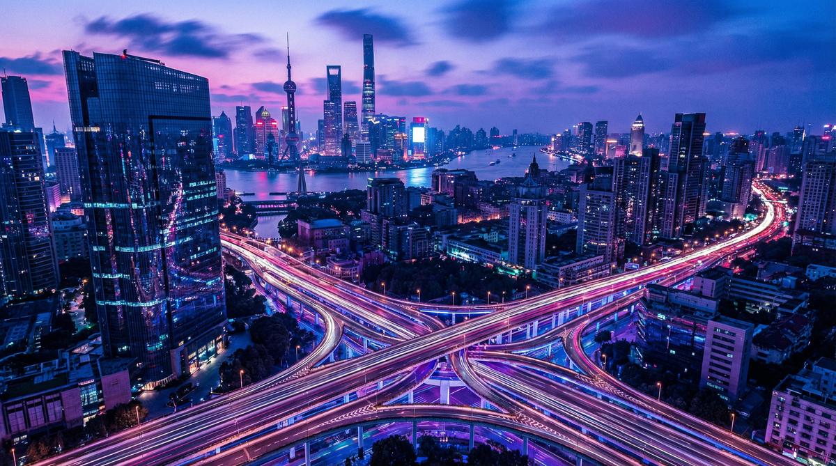 玩物社区城市夜景视频